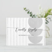 Minimalistische Hochzeitskarte Einladung (Stehend Vorderseite)