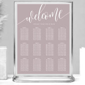 Minimalistische Hochzeitskarte von Dusty Lavender Poster