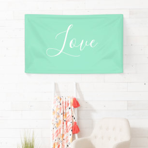 Minimalistische Hochzeitslackierung mit fester Nud Banner