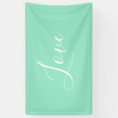 Minimalistische Hochzeitslackierung mit fester Nud Banner (Vertikal)