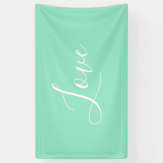 Minimalistische Hochzeitslackierung mit fester Nud Banner (Vertikal)
