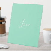 Minimalistische Hochzeitslackierung mit fester Nud Sockelschild (In Situ)