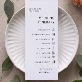 Minimalistische Hochzeitsplanung, Empfang