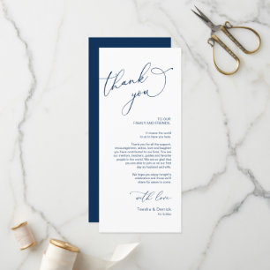 Minimalistische Hochzeitsplatteinstellung Dankesch Programm