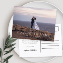 Minimalistische Hochzeitsstiftung Foto Liebe & Dan