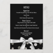 Minimalistische Hochzeitssuite 4.5" x 6.25" Menü Menükarte (Vorderseite)