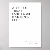 Minimalistische Hochzeitsszenario Poster (Vorne)