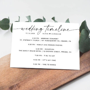 Minimalistische Hochzeitstunde   Skriptsprache Einladung