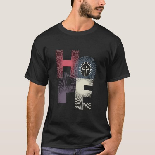 Minimalistische Hoffnung T-Shirt (Vorderseite)
