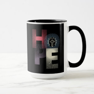 Minimalistische Hoffnung Tasse