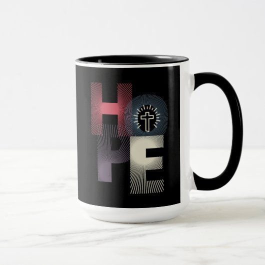 Minimalistische Hoffnung Tasse (Rechts)