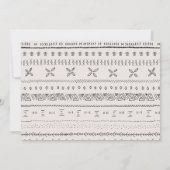 Minimalistische Holiday Foto Cards (Rückseite)