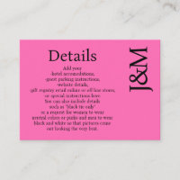 Minimalistische Hot-Pink-Magenta-Beilage-Details-K