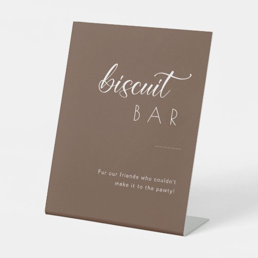 Minimalistische Hunde Leckerei Gefallen Biscuit Ba Sockelschild (Vorderseite)