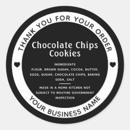 Minimalistische Hütte Runder Aufkleber