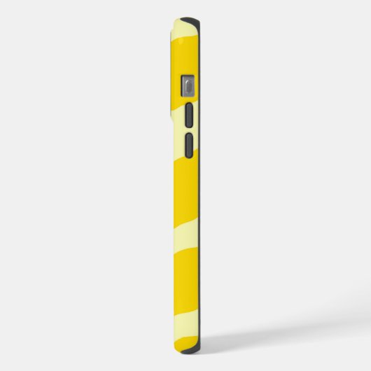 Minimalistische Hütte Style Lemon Muster iPhone Hülle (Linke Seite)