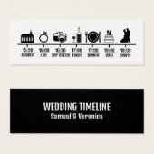 Minimalistische Icon Wedeltime Mini Card (Vorne & Hinten)