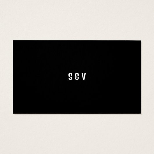 Minimalistische Icon Wedelzeitkarte (Rückseite)