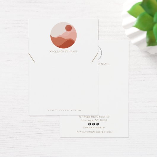 Minimalistische Illustrations-Netzwerkkarte (Schreibtisch)