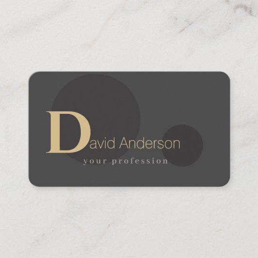 Minimalistische Illustrationskarte 3 Visitenkarte (Vorderseite)