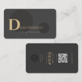 Minimalistische Illustrationskarte 3 Visitenkarte (Vorne/Hinten)