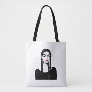 Minimalistische Illustrationstasche für eine stark Tasche