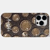 Minimalistische Imitate Leather Abstrakt Phone Cas Case-Mate iPhone Hülle (Rückseite (Horizontal))