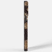 Minimalistische Imitate Leather Abstrakt Phone Cas Case-Mate iPhone Hülle (Rückseite / Rechts)