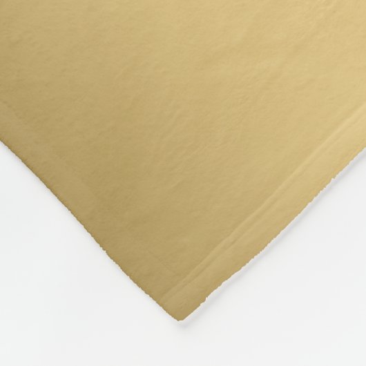 Minimalistische Imitate metallische Goldstruktur H Fleecedecke (Ecke)