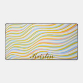 Minimalistische individuell anpassbare Abstrakte S Schreibtischunterlage (Vorderseite)