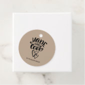 Minimalistische, individuell anpassbare Kalligraph Geschenkanhänger (Beispiel)