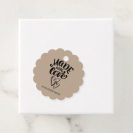 Minimalistische, individuell anpassbare Kalligraph Geschenkanhänger