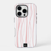 Minimalistische Initial Phone Case | Custom Monogr iPhone Hülle (Rückseite)