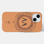 Minimalistische Initials Symbol iPhone Case - IAO (Rückseite (Horizontal))