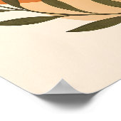 Minimalistische inspirierende Zitat botanische Wan Poster (Ecke)