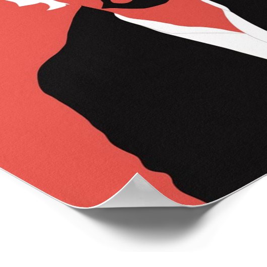 Minimalistische Interpretation Poster (Ecke)