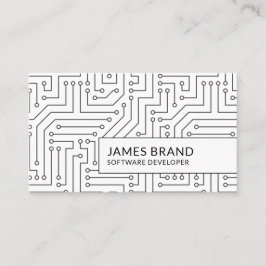 Minimalistische IT-Fachkräfte Visitenkarte