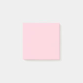 Minimalistische Jahrtausendrosa Schlichte Solid Co Post-it Klebezettel (Vorderseite)