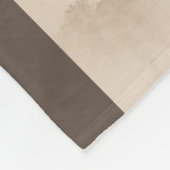 Minimalistische japanische Küste Fleecedecke (Ecke)