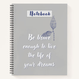 Minimalistische Journalseiten mit Motivation Notizblock