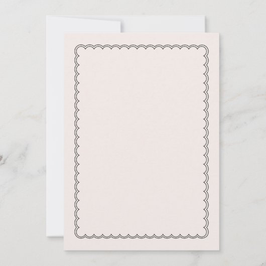 Minimalistische Jubiläumsfeier Einladung (Rückseite)