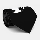 Minimalistische Kaffee-Krawatte Krawatte (Gerollt)