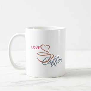 Minimalistische Kaffee-Tasse Geschenkidee für Kaff Kaffeetasse