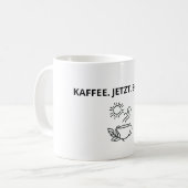 Minimalistische Kaffee-Tasse Kaffeetasse (Vorderseite Links)