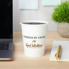 Minimalistische Kaffee-Zitat-Postkarte | Lustiges  Pappbecher