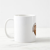Minimalistische Kaffeebohnen "A Magic Unseen" Kaffeetasse (Links)