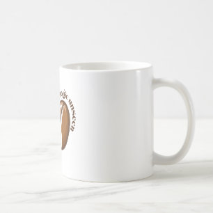 Minimalistische Kaffeebohnen "A Magic Unseen" Kaffeetasse