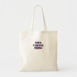 Minimalistische Kaffeedefinition-Typografie-Traget Tragetasche