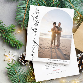 Minimalistische Kalligrafie Arch Frohe Weihnachten