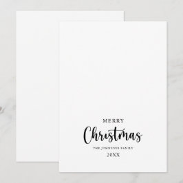 Minimalistische Kalligrafie Frohe Weihnachten